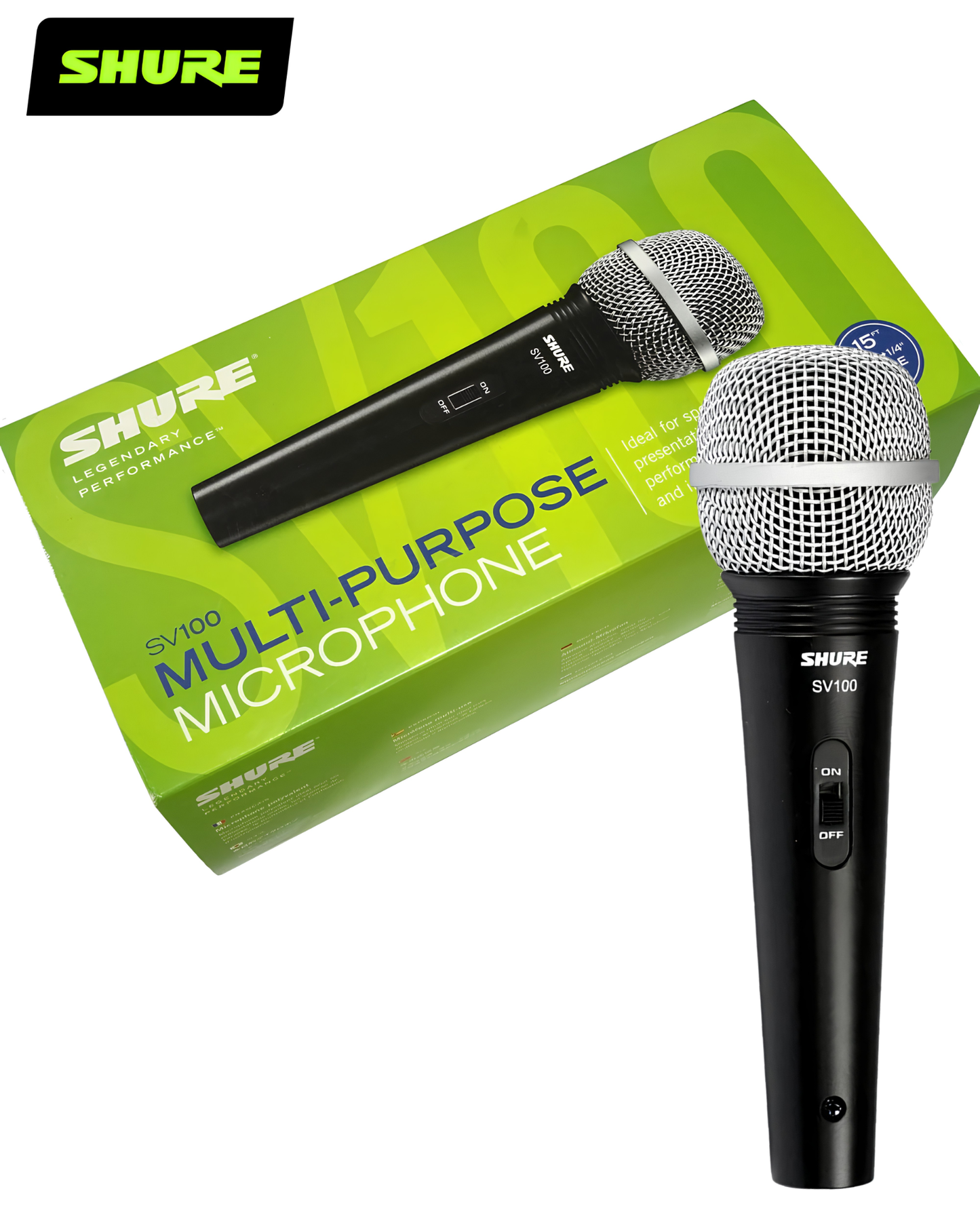 Micrófono Alámbrico Dinámico Cardiode Shure SV100