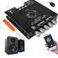 Amplificador bluetooth 2.1 canales 2x160W | Placa amplificada estereo 160W + 160W + 220W | ZK-HT21