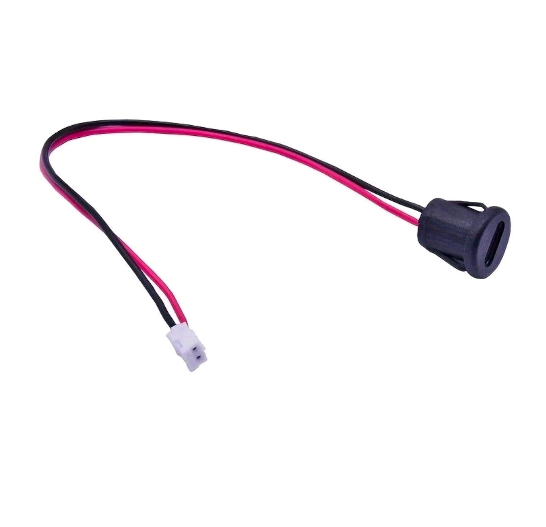 Jack USB tipo C para bocina amplififcada | Conector Type C 2 pines para bafle | Centro puerto de carga tipo C