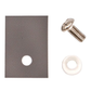 Disipador de Aluminio para Transistores TO-220 | Disipador de calor con buje, tornillo y mica