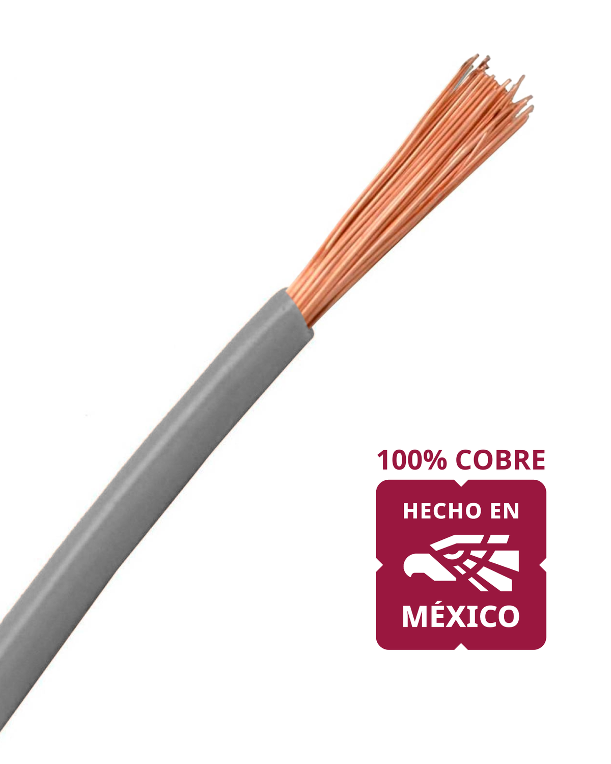 Cable unipolar calibre 18 Eléctrico Automotriz | Rollo 100 metros Cable 100% cobre 18AWG