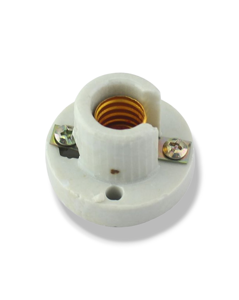 Socket Cerámico Para Foco Vela 2489