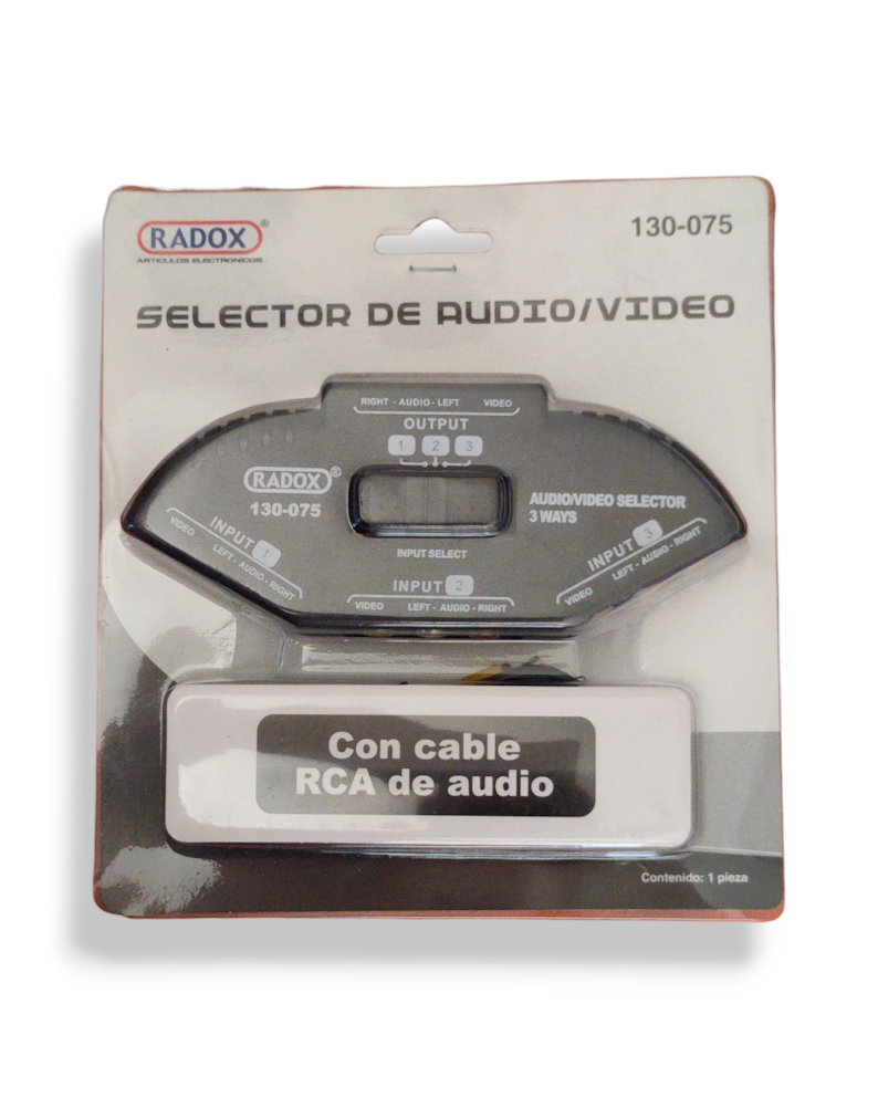 130-075 Selector de Audio y Video RCA