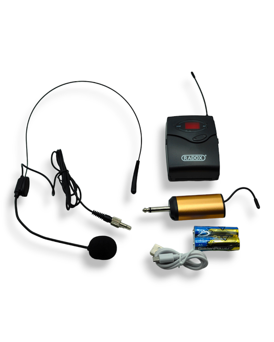 Micrófono Inalambrico de Diadema Radox 490-357