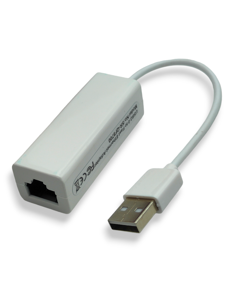 Adaptador de USB a RJ45 Ethernet RED 2.0