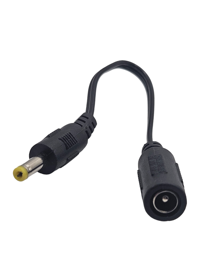 Cable Convertidor Jack 2.1mm a Plug 1.7mm para eliminador y fuente de voltaje