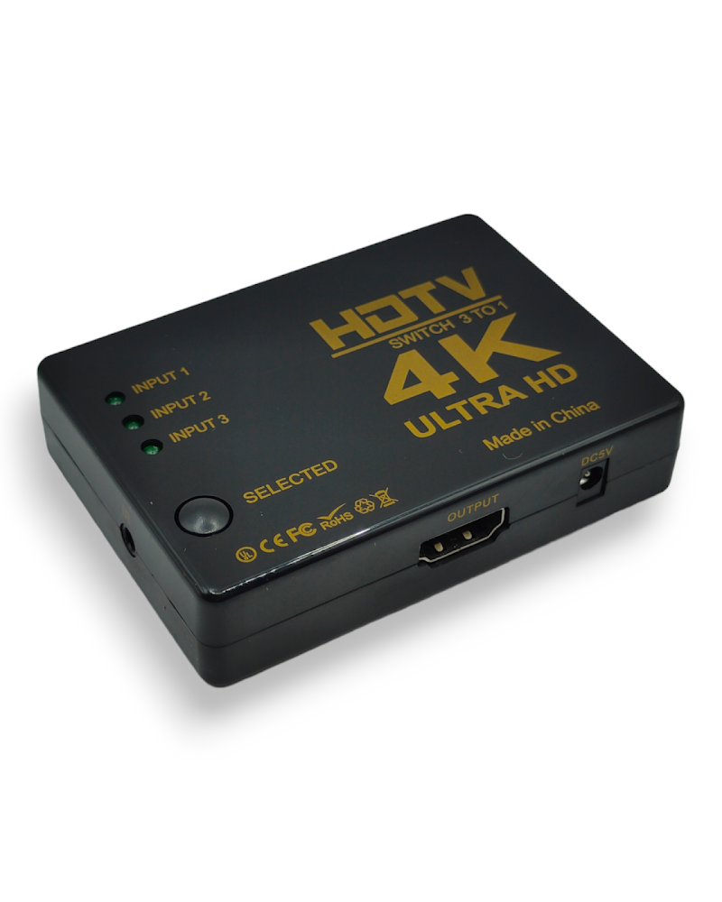 Switchera Selector HDMI 3 Puertos