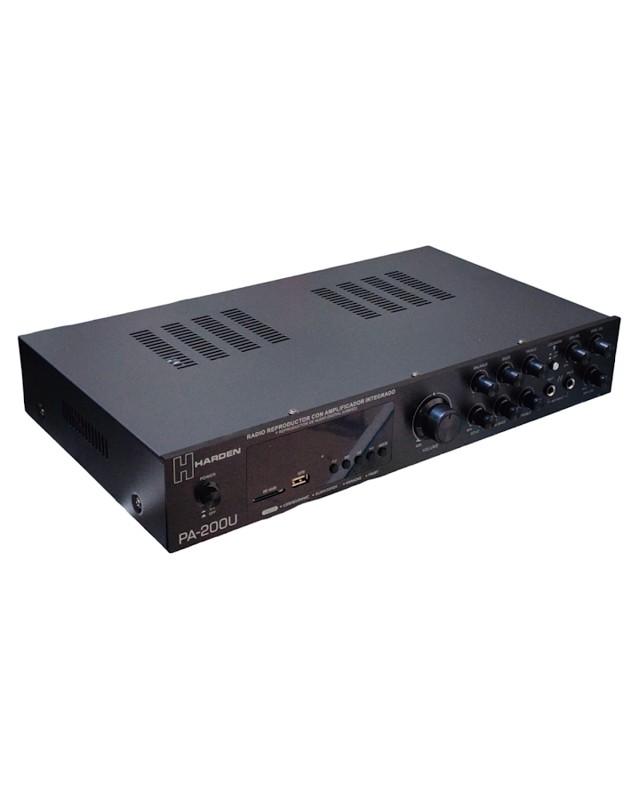 Amplificador de Audio Digital PA-200U | Ideal para teatro en casa