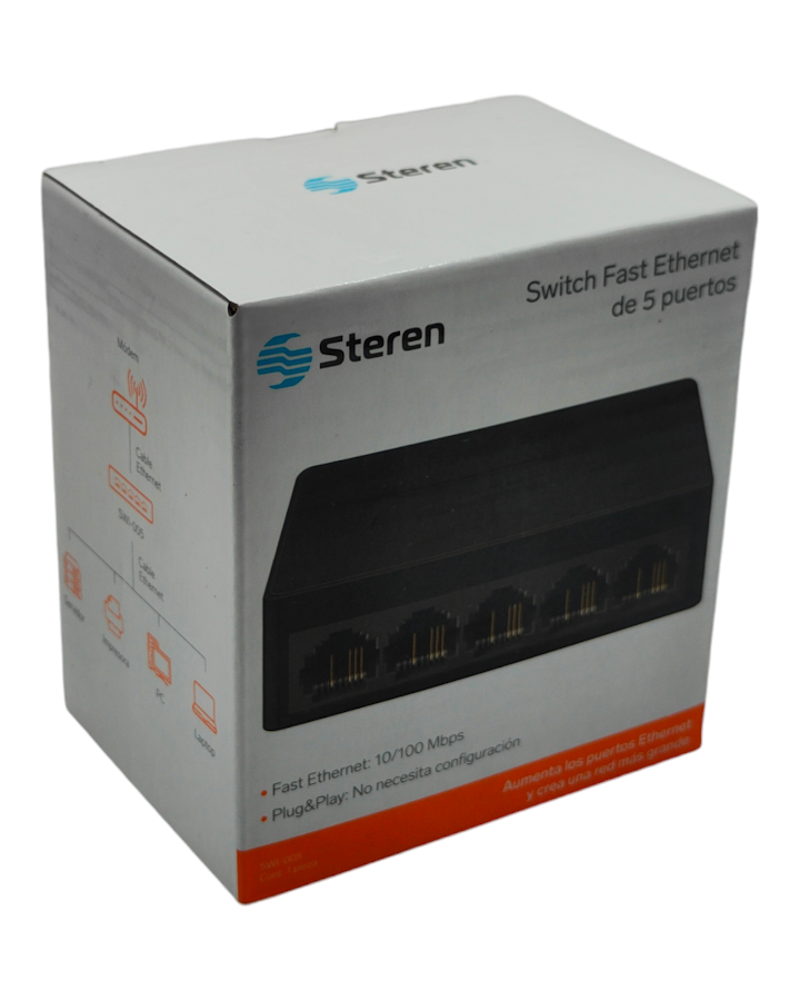 Switch de Internet Ethernet 5 Puertos SWI-005