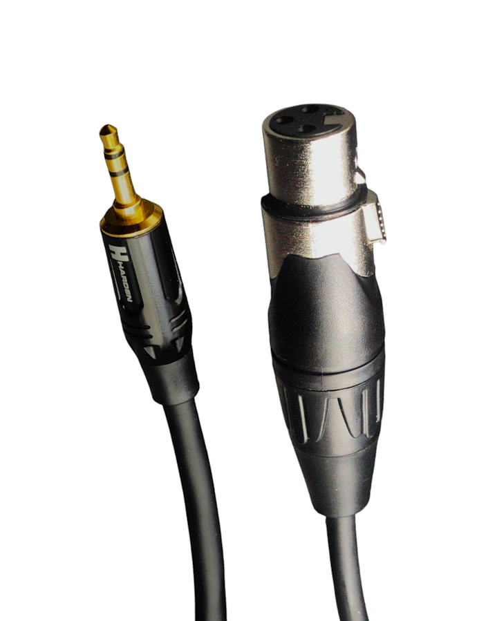 CPH-120 Cable Jack Cannon XLR a Plug 3.5mm 2m | Cable Para Micrófono