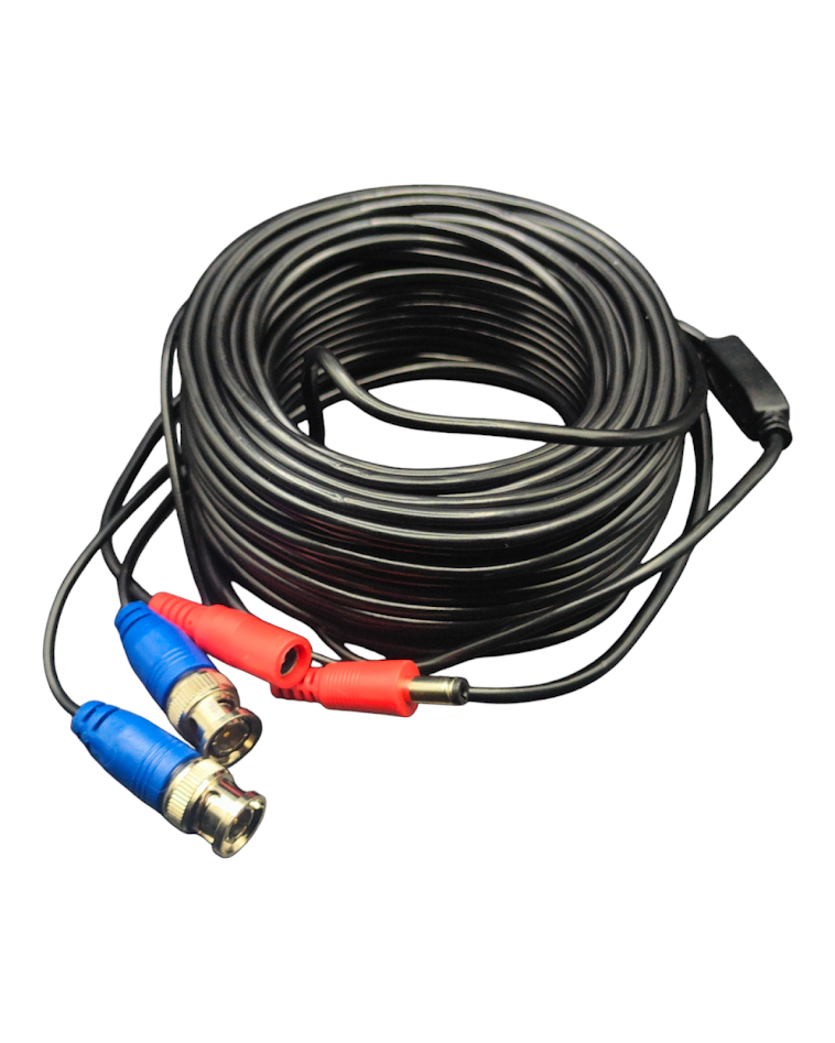 Cable de Alimentación y Señal Para Circuito Cerrado 18m CCTV-315 | Cable Para Cámaras de Videovigilancia CCTV