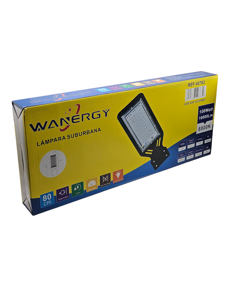 Lámpara Suburbana 100W 40763 | Luminaria Suburbana para Exterior