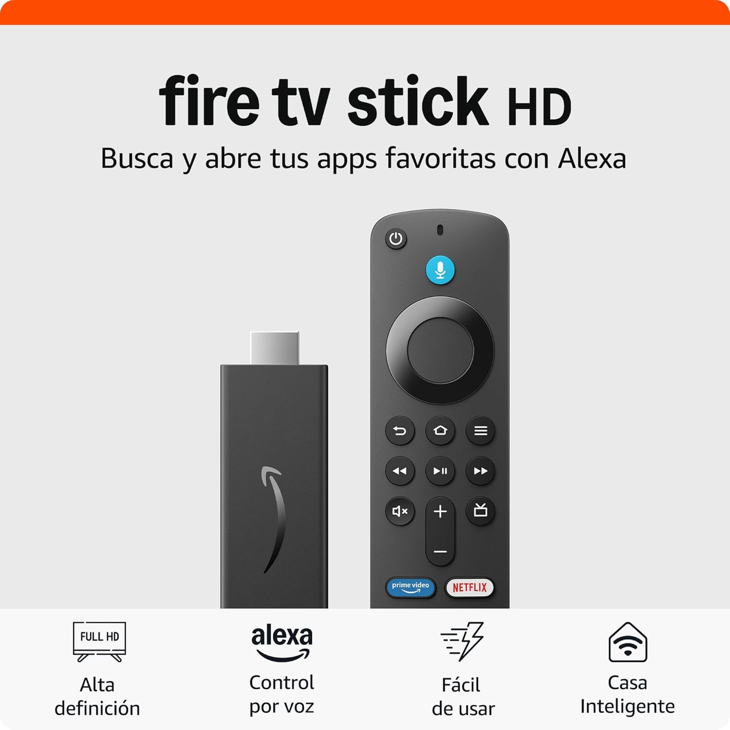 Amazon Fire TV Stick HD | Dispositivo de streaming