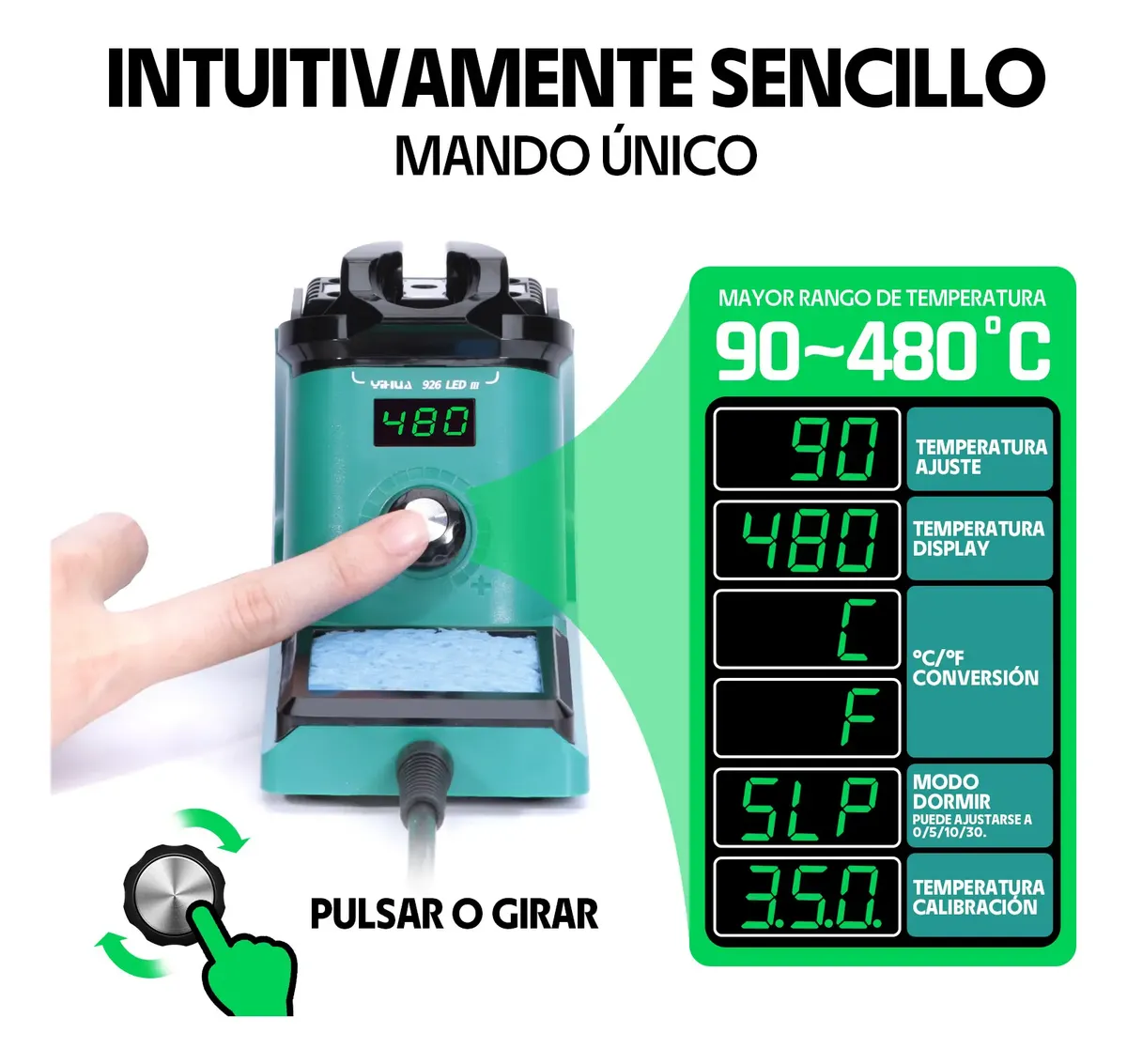 Cautín de Estación Yihua 60W | Estacion de soldar