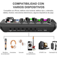 Tarjetas De Sonido Mezclador De Sonido Con Bluetooth F998 | Mezcladora de celular para podcast, grabaciones en vivo