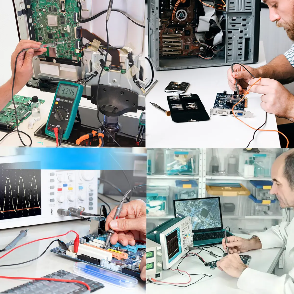 Puntas de Osciloscopio Atenuadas X10 X1