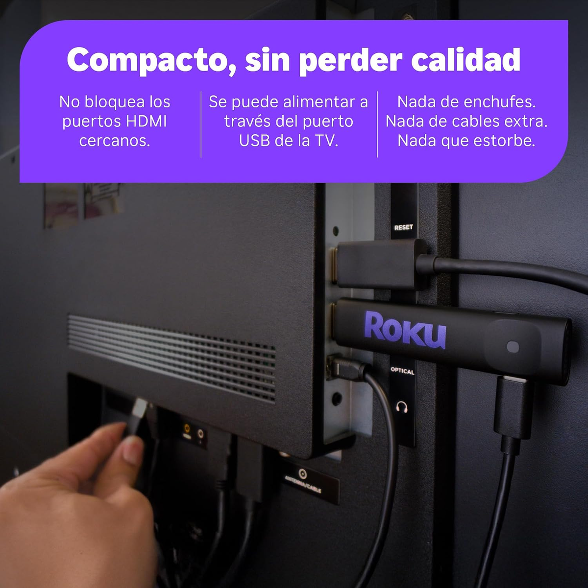 Roku Streaming Stick | Roku HD | Dispositivo de streaming | Control con voz