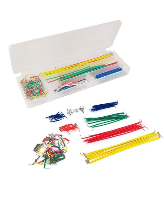 Kit de cables puente para protoboard | Jumper para placa de proyectos 140 piezas