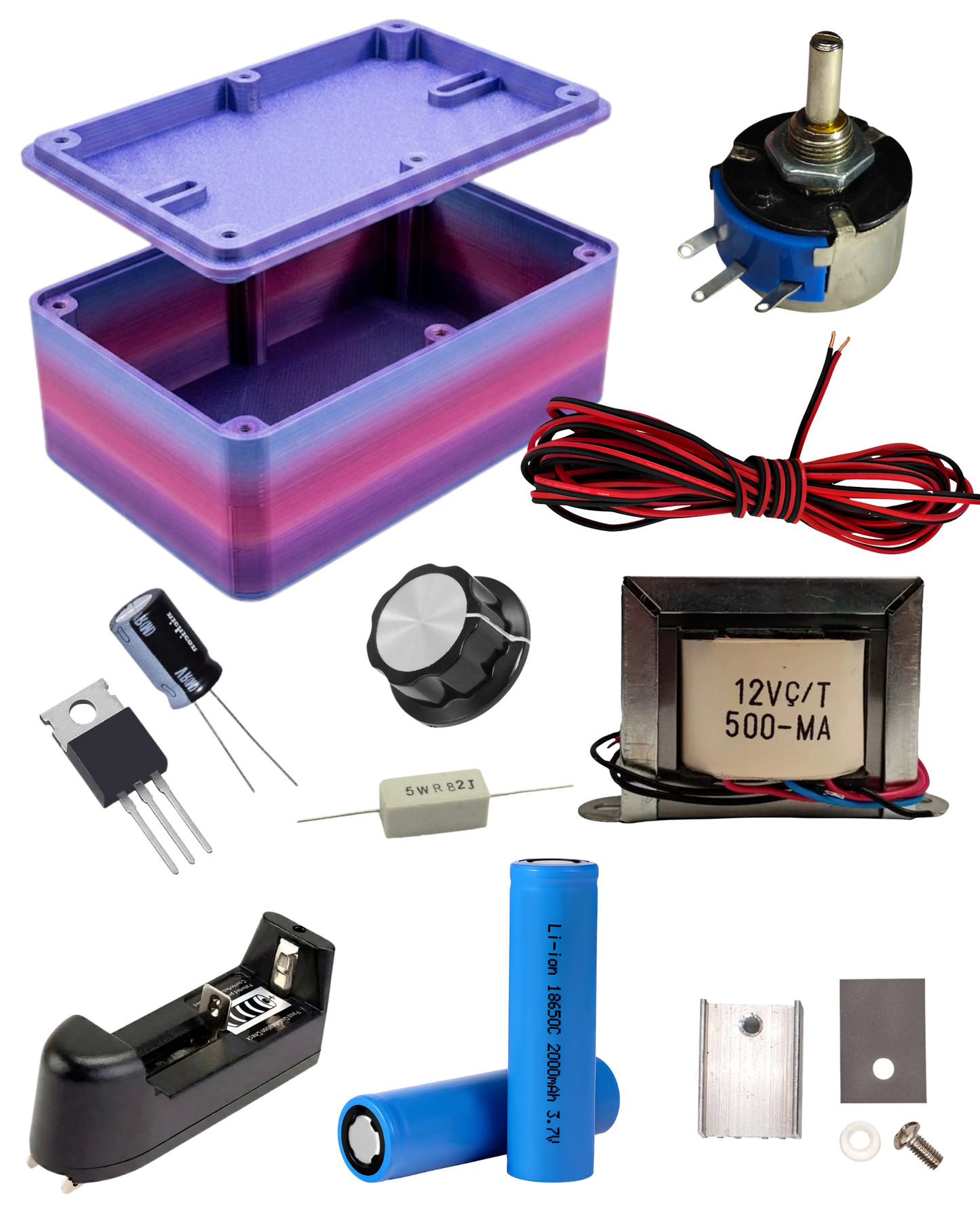 Kit Caja de Toques para Armar Proyecto de Electrónica |  Caja de toques Generador de Descargas Eléctricas