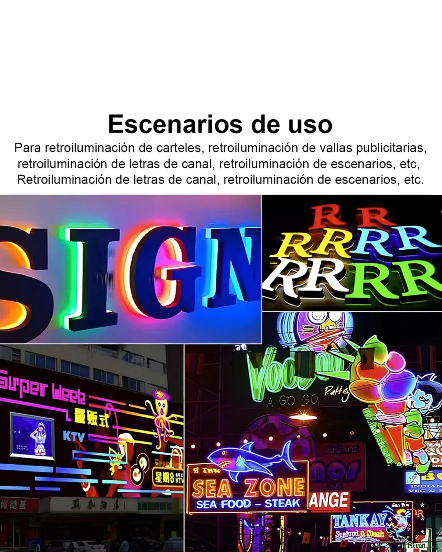 Modulo LED #4 Sol Ombligo 4830 Diferentes Colores