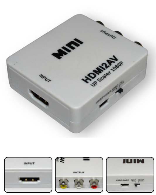 Convertidor de Audio y Video HDMI a RCA HDMI2AV