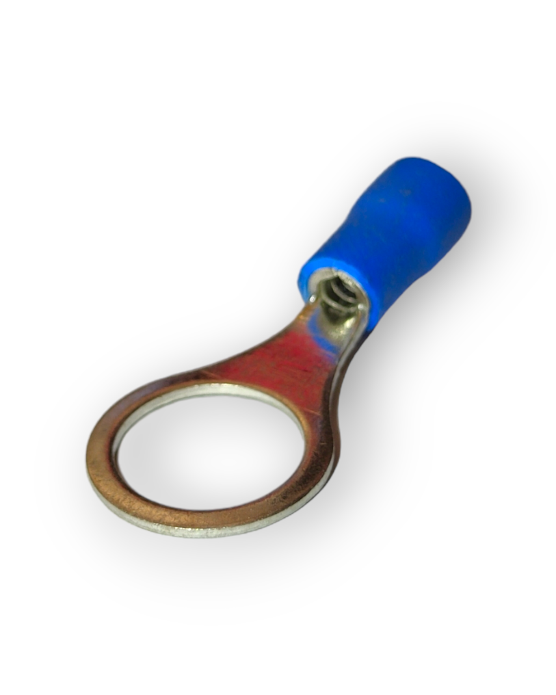 Terminal Zapata de Ojillo Medio Forro Azul Diferentes Medidas