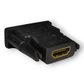 Adaptador Unidireccional Macho DVI a Hembra HDMI