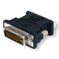 Adaptador Unidireccional DVI a VGA | DVI 24+5 macho a VGA Hembra