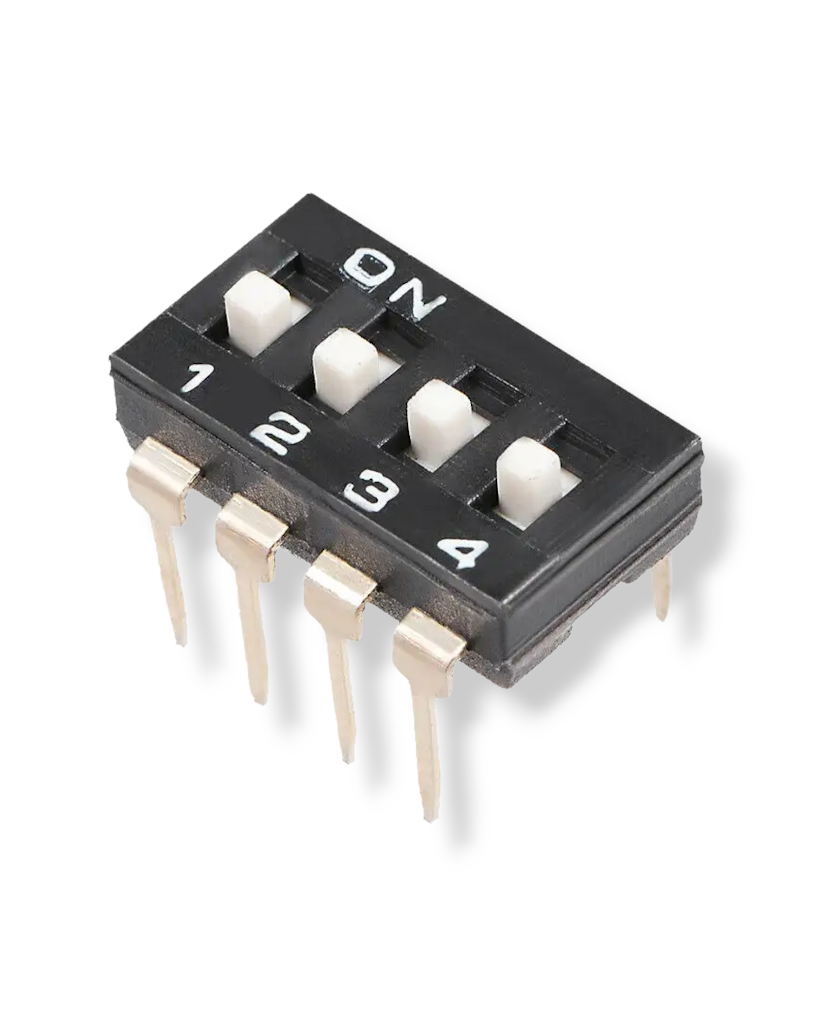 Dip Switch Negro Tipo Integrado Diferentes modelos