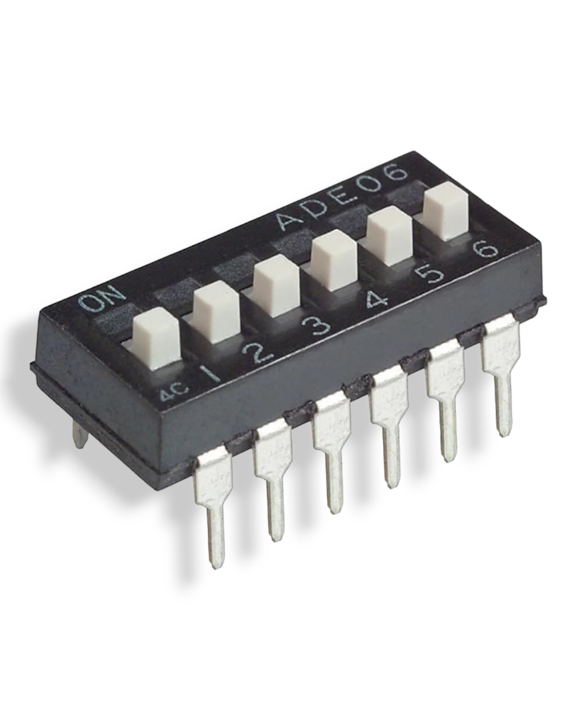 Dip Switch Negro Tipo Integrado Diferentes modelos