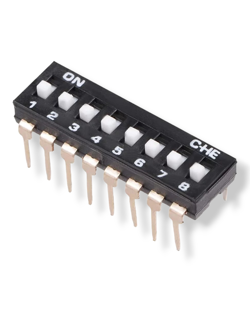 Dip Switch Negro Tipo Integrado Diferentes modelos