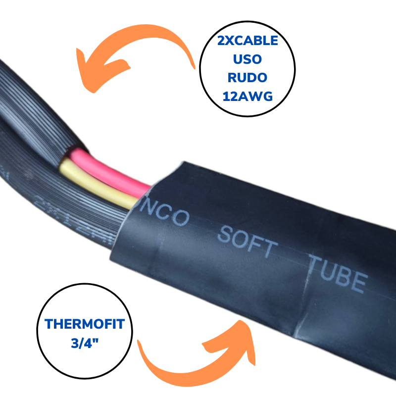 Tubo aislante termocontráctil thermofit 3/4" | Electronica Aragon