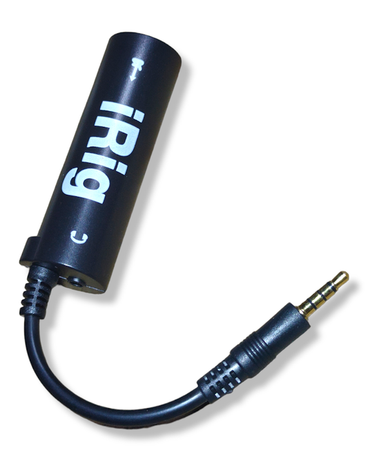 Interfaz de Audio Para Instrumentos y Micrófono iRIG