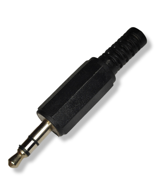 Plug 3.5mm Stereo Metálico con Rosca 705-886