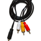 Cable de Audio y Video RCA a Plug 3.5mm 1.5m CAB14