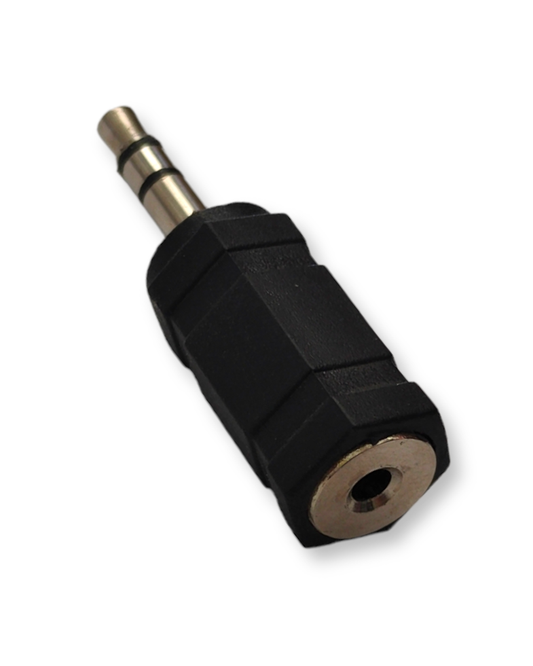 Adaptador Jack 2.5mm a Plug 3.5mm Estéreo PLU051 AD-370G