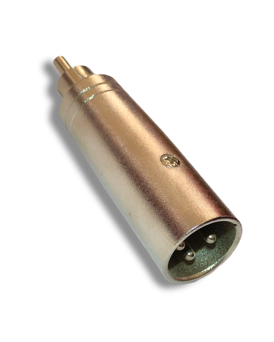 Adaptador Plug Cannon a Plug RCA AD-146 PLU095