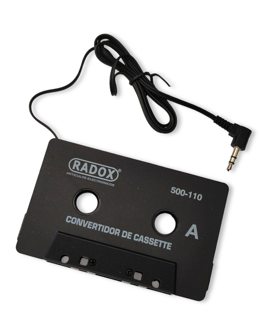 Adaptador de cassete a auxiliar 3.5mm radox 500-110
