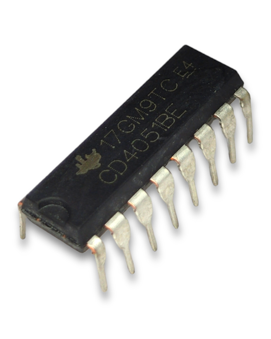 CD4051 Circuito Integrado CMOS Multiplexor/Demultiplexor